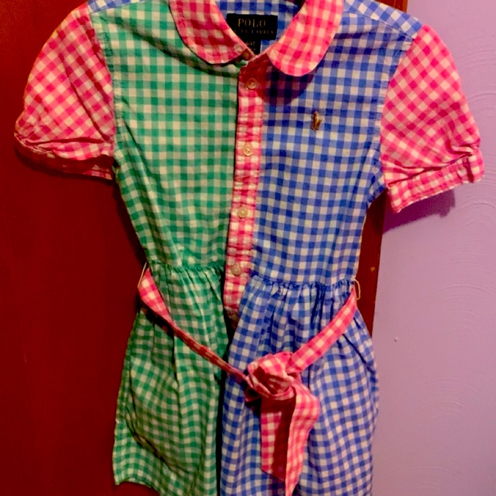 Polo dress, multicolored, good condition